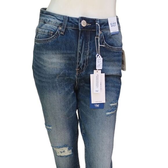 567827....YMI High Rise Ankle Straight Leg Size 5/27 - Picture 1 of 6